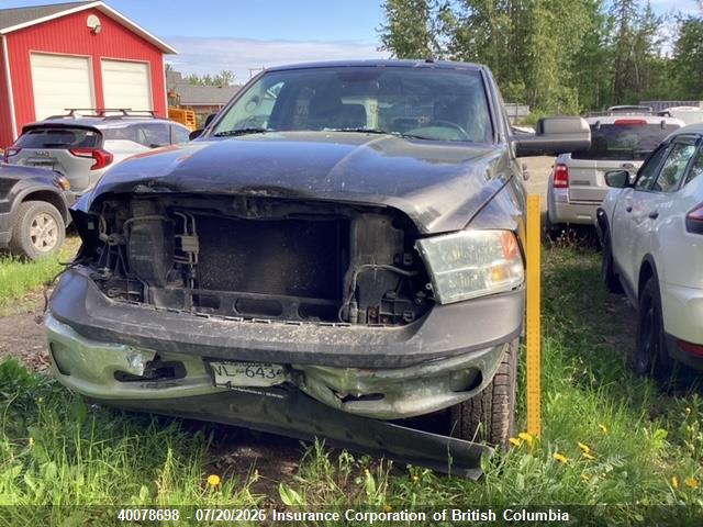 40078698 :رقم المزاد ، 3C6RR7KT2JG178817 vin ، 2018 Ram 1500 St مزاد بيع