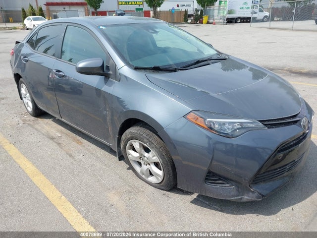 Продаж на аукціоні авто 2017 Toyota Corolla L/le/xle/se/xse, vin: 2T1BURHE5HC940040, номер лоту: 40078699