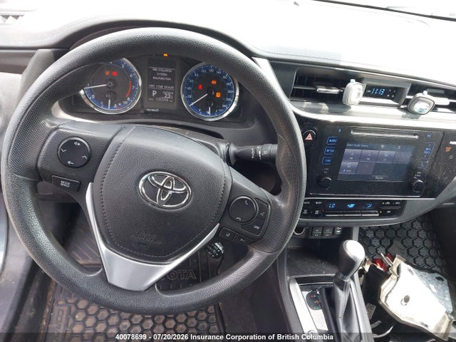2017 Toyota Corolla L/le/xle/se/xse მანქანა იყიდება აუქციონზე, vin: 2T1BURHE5HC940040, აუქციონის ნომერი: 40078699