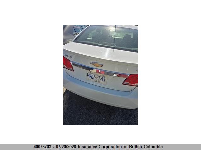 2012 Chevrolet Cruze მანქანა იყიდება აუქციონზე, vin: 1G1PG5SC2C7220890, აუქციონის ნომერი: 40078703