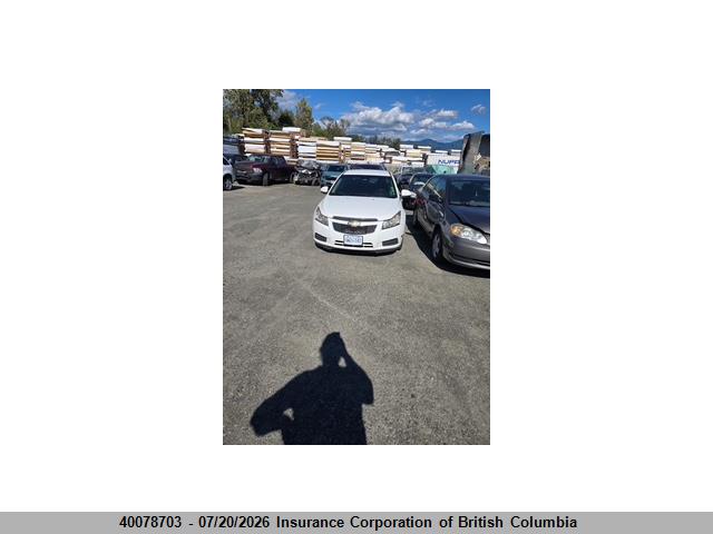 2012 Chevrolet Cruze მანქანა იყიდება აუქციონზე, vin: 1G1PG5SC2C7220890, აუქციონის ნომერი: 40078703