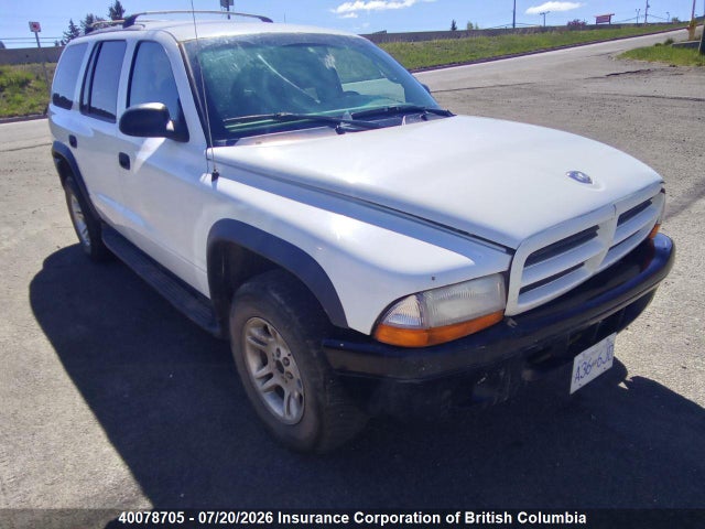 Продаж на аукціоні авто 2003 Dodge Durango Sport, vin: 1D4HS38N43F625259, номер лоту: 40078705