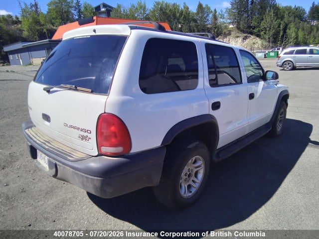 Продажа на аукционе авто 2003 Dodge Durango Sport, vin: 1D4HS38N43F625259, номер лота: 40078705