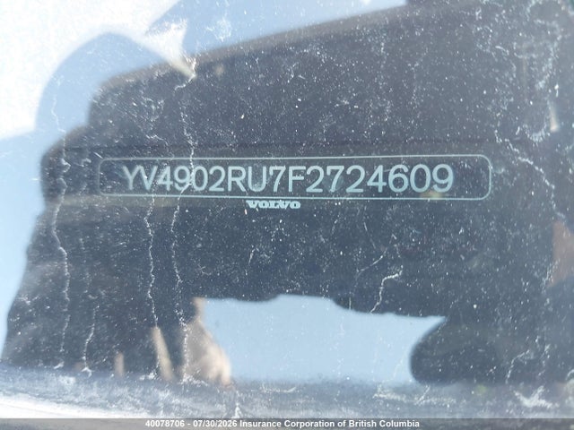 YV4902RU7F2724609 Volvo XC60