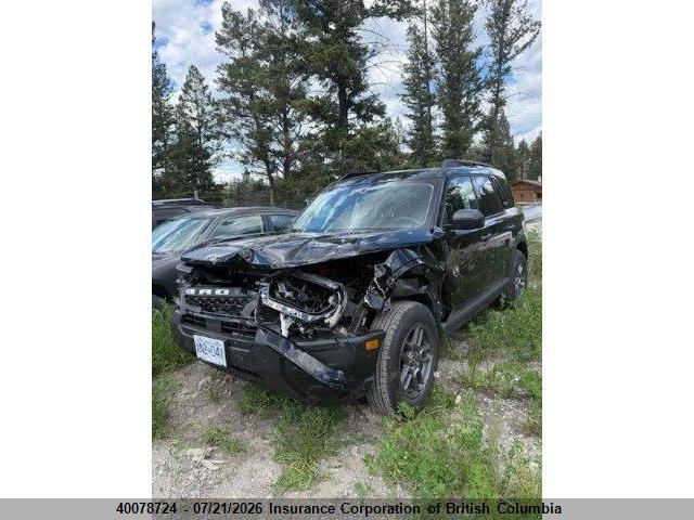 40078724 :رقم المزاد ، 3FMCR9BN9TRE16967 vin ، 2026 Ford Bronco Sport Big Bend مزاد بيع