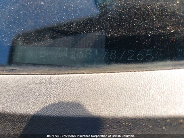 Aukcja sprzedaży 2008 Mazda 3 Hatchback, vin: JM1BK343381787265, numer aukcji: 40078732