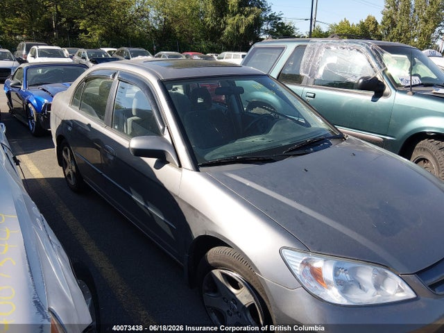 Продажа на аукционе авто 2005 Honda Civic Ex, vin: 2HGES16855H020588, номер лота: 40073438