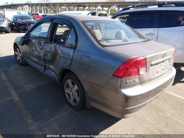 Продажа на аукционе авто 2005 Honda Civic Ex, vin: 2HGES16855H020588, номер лота: 40073438