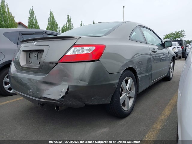 40072352 :رقم المزاد ، 2HGFG12806H505315 vin ، 2006 Honda Civic Ex مزاد بيع