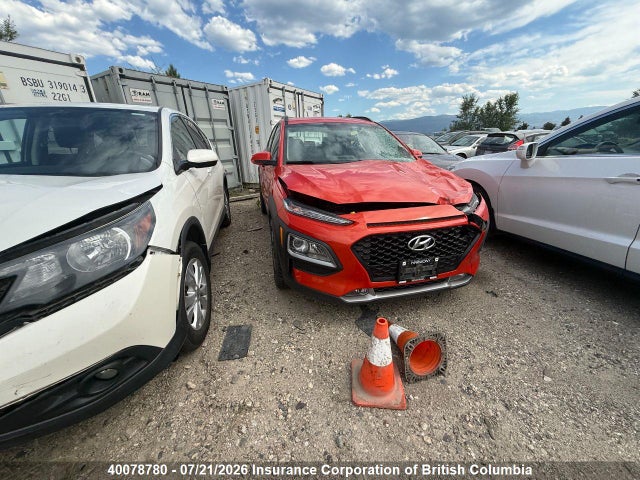 40078780 :رقم المزاد ، KM8K2CAA4LU453008 vin ، 2020 Hyundai Kona مزاد بيع