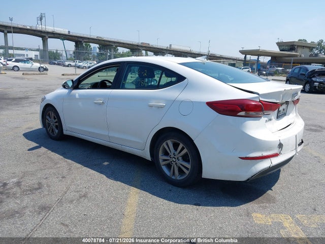 40078784 :رقم المزاد ، KMHD84LF6HU360083 vin ، 2017 Hyundai Elantra Se/value/limited مزاد بيع