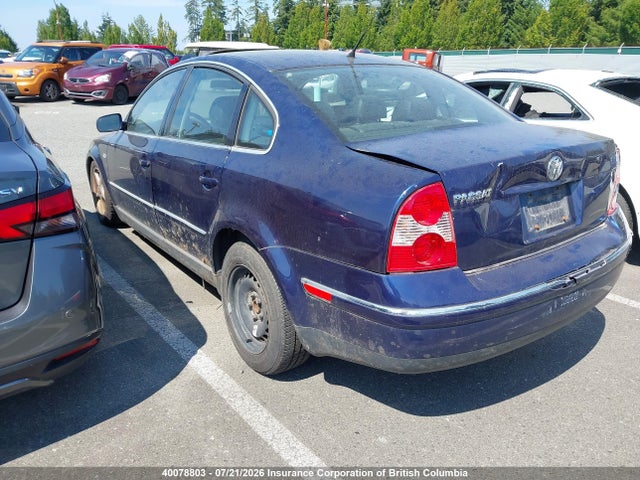 Aukcja sprzedaży 2003 Volkswagen Passat Gls, vin: WVWPD23B13P398035, numer aukcji: 40078803