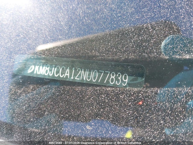 Продажа на аукционе авто 2022 Hyundai Tucson Luxury/ultimate, vin: KM8JCCA12NU077839, номер лота: 40073545