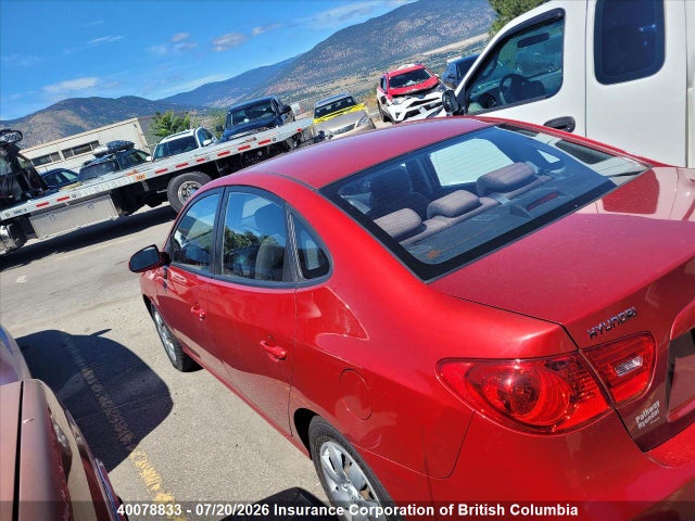 40078833 :رقم المزاد ، KMHDU45DX9U765128 vin ، 2009 Hyundai Elantra Gls/se مزاد بيع