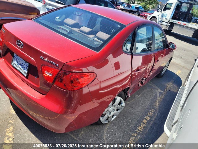 40078833 :رقم المزاد ، KMHDU45DX9U765128 vin ، 2009 Hyundai Elantra Gls/se مزاد بيع