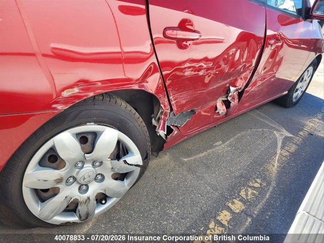 40078833 :رقم المزاد ، KMHDU45DX9U765128 vin ، 2009 Hyundai Elantra Gls/se مزاد بيع