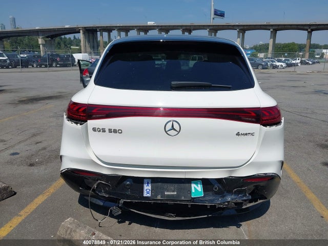 2023 Mercedes-benz Eqs 580 4matic მანქანა იყიდება აუქციონზე, vin: 4JGDM4EB6PA019952, აუქციონის ნომერი: 40078849
