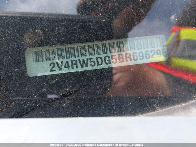 Aukcja sprzedaży 2011 Volkswagen Routan Sel, vin: 2V4RW5DG5BR696296, numer aukcji: 40078851