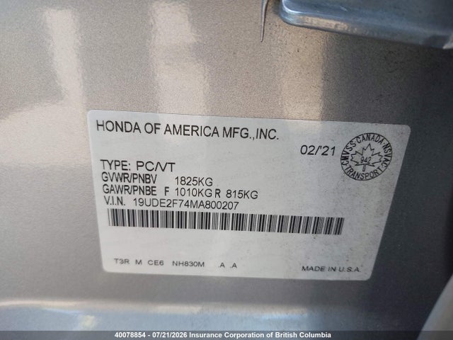 Acura ILX 2021 19UDE2F74MA800207 Image 9
