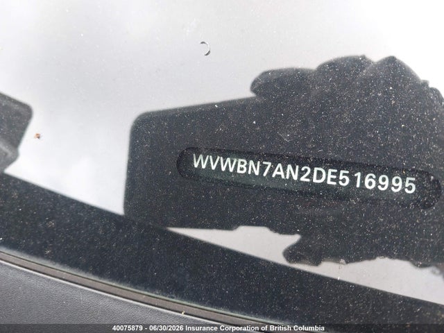 Aukcja sprzedaży 2013 Volkswagen Cc Sport, vin: WVWBN7AN2DE516995, numer aukcji: 40075879