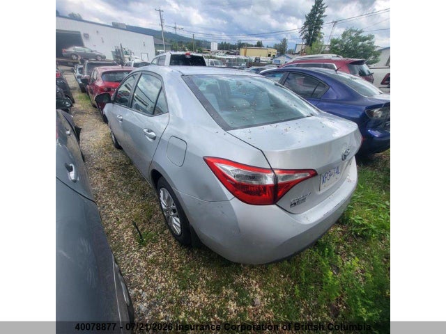 Aukcja sprzedaży 2014 Toyota Corolla L/le/le Pls/prm/s/s Pls, vin: 2T1BURHE1EC031837, numer aukcji: 40078877