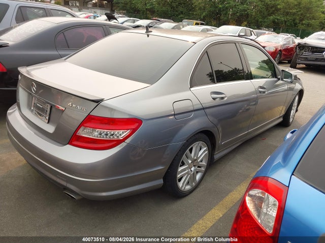 2011 Mercedes-benz C 300 4matic მანქანა იყიდება აუქციონზე, vin: WDDGF8BB6BA520538, აუქციონის ნომერი: 40073510