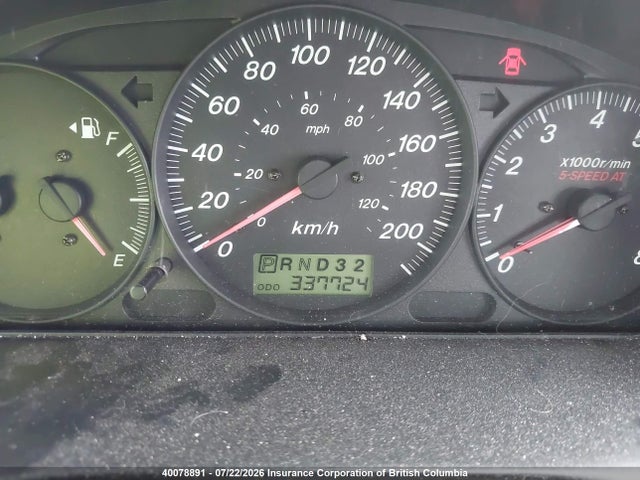 40078891 :رقم المزاد ، JM3LW28A820328362 vin ، 2002 Mazda Mpv Wagon مزاد بيع