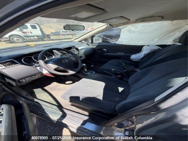 40078905 :رقم المزاد ، 3N1BC1CP6AL380595 vin ، 2010 Nissan Versa مزاد بيع