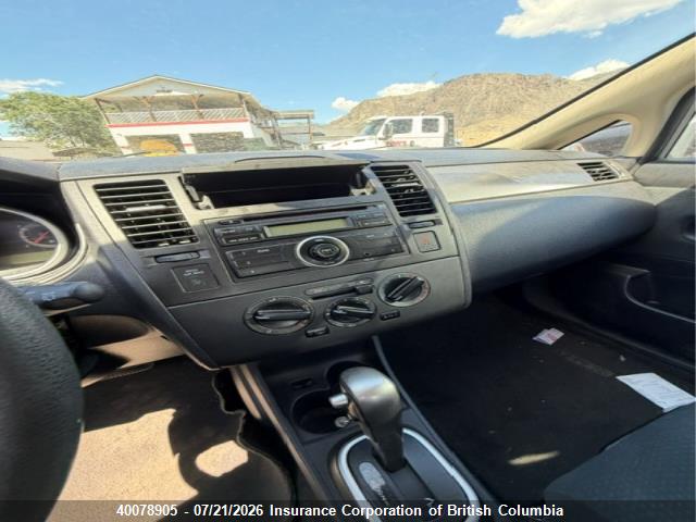 40078905 :رقم المزاد ، 3N1BC1CP6AL380595 vin ، 2010 Nissan Versa مزاد بيع