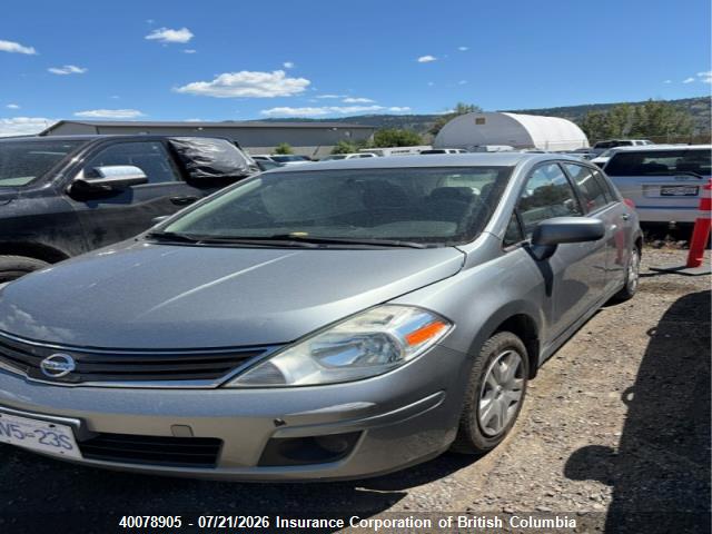 40078905 :رقم المزاد ، 3N1BC1CP6AL380595 vin ، 2010 Nissan Versa مزاد بيع