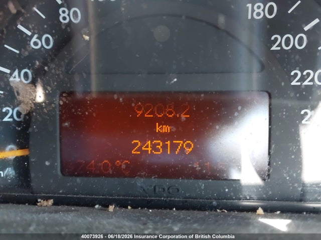 40073926 :رقم المزاد ، WDBRF61J33F402708 vin ، 2003 Mercedes-benz C 240 مزاد بيع