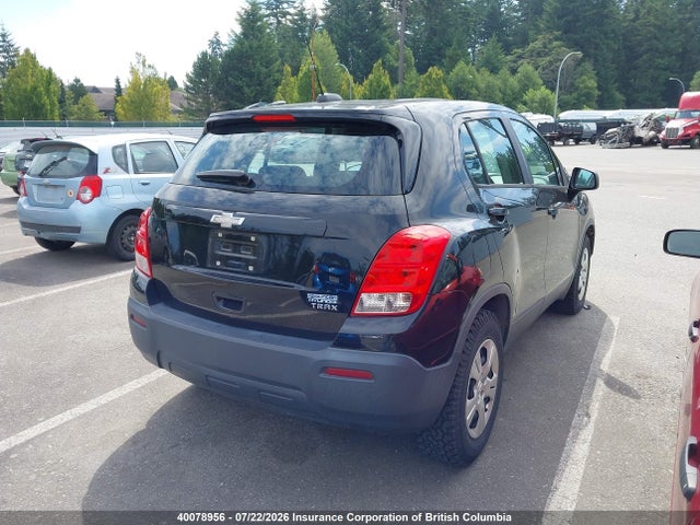 2015 Chevrolet Trax მანქანა იყიდება აუქციონზე, vin: 3GNCJKSB2FL128148, აუქციონის ნომერი: 40078956