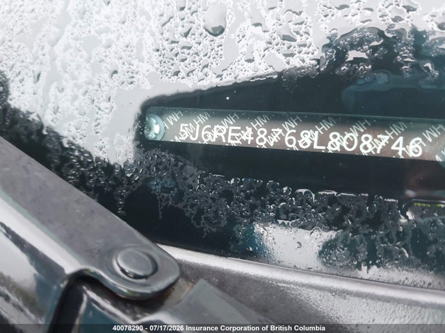 40078290 :رقم المزاد ، 5J6RE48768L808746 vin ، 2008 Honda Cr-v Exl مزاد بيع