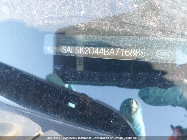 Aukcja sprzedaży 2011 Land Rover Range Rover Sport Lux, vin: SALSK2D44BA716885, numer aukcji: 40074115