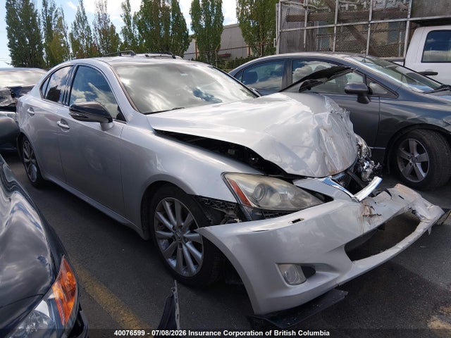 40076599 :رقم المزاد ، JTHCF5C20A5036540 vin ، 2010 Lexus Is 250 مزاد بيع