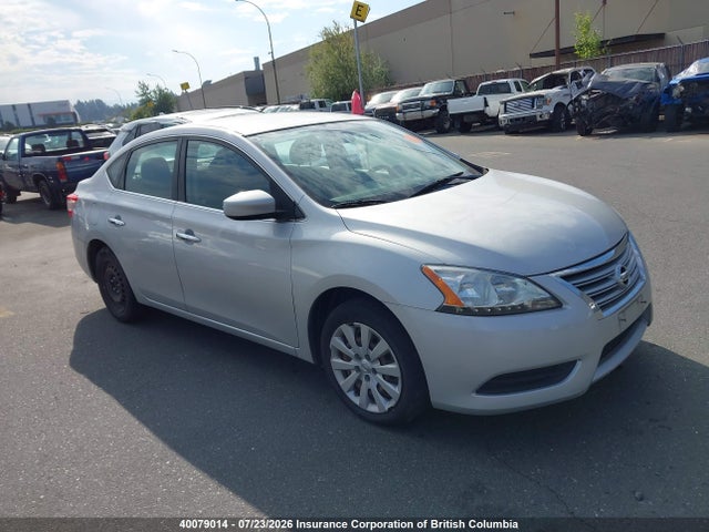 2014 Nissan Sentra S/sv/sr/sl მანქანა იყიდება აუქციონზე, vin: 3N1AB7AP5EL621315, აუქციონის ნომერი: 40079014