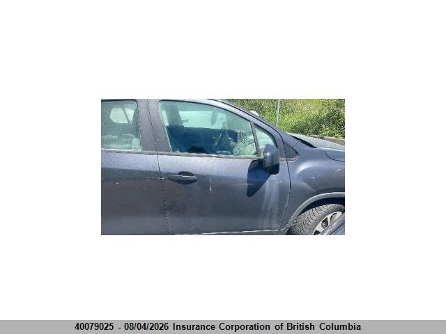 Продажа на аукционе авто 2016 Chevrolet Trax, vin: 3GNCJKSB0GL226077, номер лота: 40079025