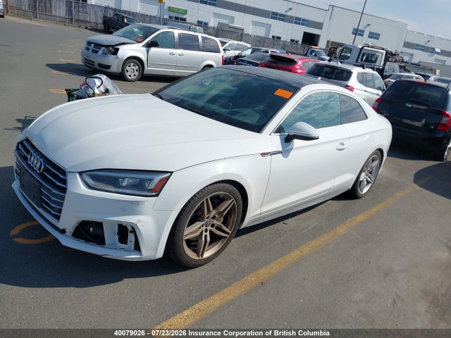 2018 Audi A5 მანქანა იყიდება აუქციონზე, vin: WAUUNAF55JA003416, აუქციონის ნომერი: 40079026