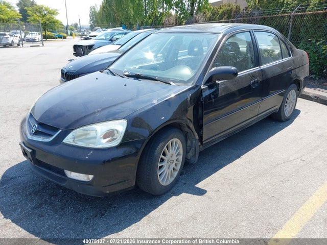 40075137 :رقم المزاد ، 2HHES35832H001624 vin ، 2002 Acura 1.7el Premium مزاد بيع