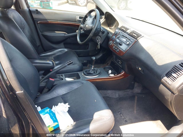 40075137 :رقم المزاد ، 2HHES35832H001624 vin ، 2002 Acura 1.7el Premium مزاد بيع
