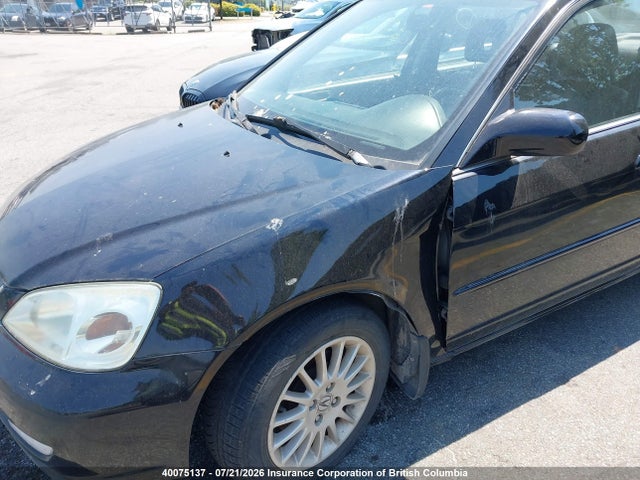 40075137 :رقم المزاد ، 2HHES35832H001624 vin ، 2002 Acura 1.7el Premium مزاد بيع