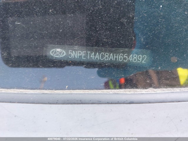 40079040 :رقم المزاد ، 5NPET4AC8AH654892 vin ، 2010 Hyundai Sonata Gl Sport مزاد بيع