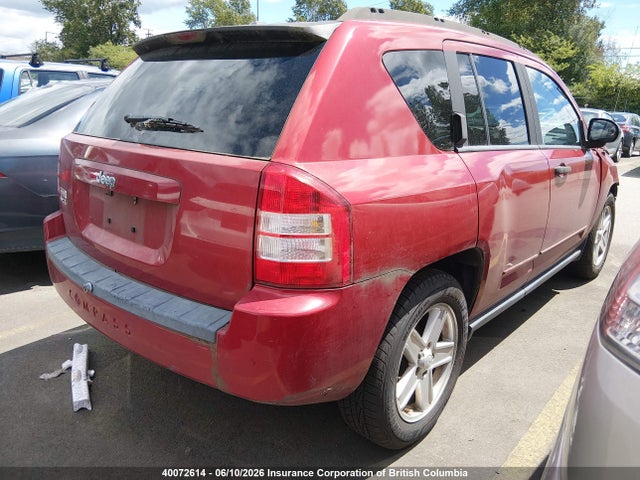 40072614 :رقم المزاد ، 1J8FF47WX8D564116 vin ، 2008 Jeep Compass Sport مزاد بيع