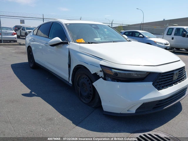 40079065 :رقم المزاد ، 1HGCY1F34PA800416 vin ، 2023 Honda Accord Ex مزاد بيع
