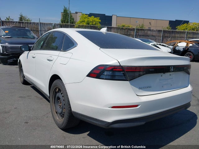 Продажа на аукционе авто 2023 Honda Accord Ex, vin: 1HGCY1F34PA800416, номер лота: 40079065