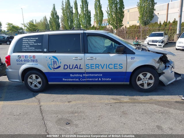 40079067 :رقم المزاد ، 2C4RDGBGXCR148052 vin ، 2012 Dodge Grand Caravan Se مزاد بيع