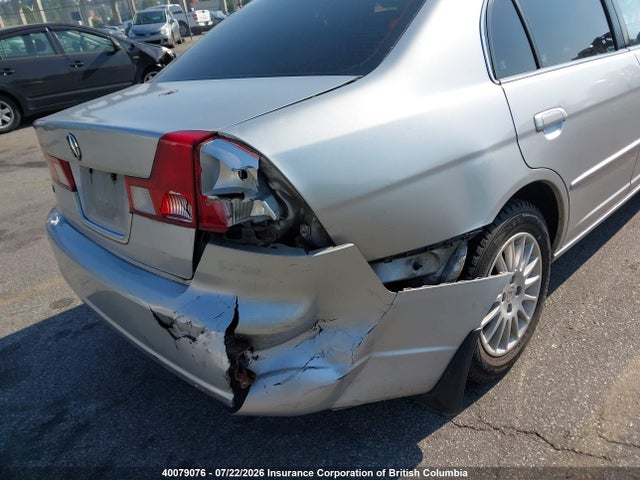 2003 Acura 1.7el Premium მანქანა იყიდება აუქციონზე, vin: 2HHES35813H005348, აუქციონის ნომერი: 40079076