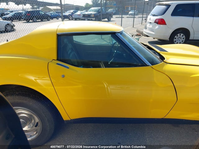 1974 Chevrolet Corvette მანქანა იყიდება აუქციონზე, vin: 1Z37J4S404241, აუქციონის ნომერი: 40079077