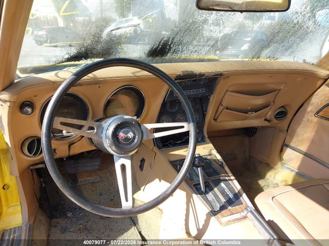 1974 Chevrolet Corvette მანქანა იყიდება აუქციონზე, vin: 1Z37J4S404241, აუქციონის ნომერი: 40079077