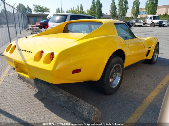 1974 Chevrolet Corvette მანქანა იყიდება აუქციონზე, vin: 1Z37J4S404241, აუქციონის ნომერი: 40079077